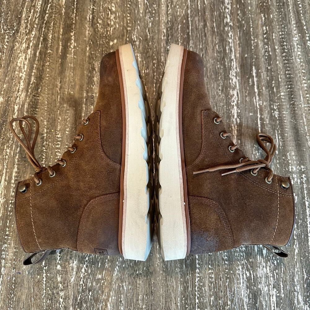 Sorel Slabtown 62’ Waterproof Rough Suede Leather Boots Brown Men’s Size 9.5 - Picture 10 of 15